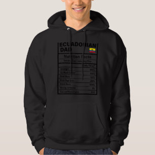 Männer Ecuadorianer Vater Ernährung Fakten Vaterta Hoodie