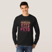 Männer Ehemann Vater Keto Überlebender T-Shirt (Vorne ganz)