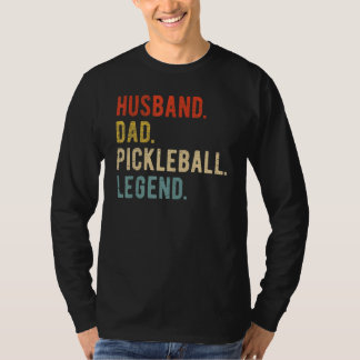 Männer Ehemann Vater Pickleball Legende Vatertag T-Shirt