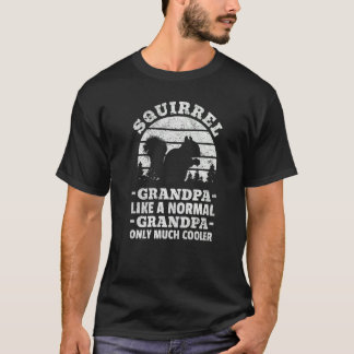 Männer Eichhörnchen Opa wie ein normaler Opa T-Shirt