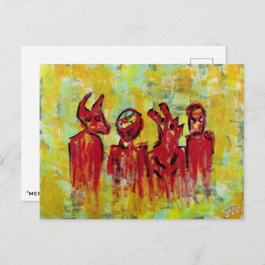 "Männer eines bestimmten Geschmacks" Postkarte (Vorne/Hinten)