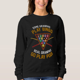 Männer Einige Großväter spielen Bingo Wirkliche Gr Sweatshirt