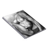 Männer Elegant Kunstmuseum Nacktmännchen Cool Zeic Notizblock (Rechte Seite)