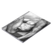 Männer Elegant Kunstmuseum Nacktmännchen Cool Zeic Notizblock (Linke Seite)