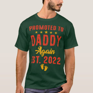 Männer erneut zum Papa befördert 2022 Lustig bald T-Shirt