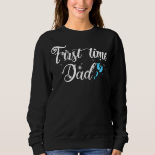 Männer Erste Vater Niedlich Schwangerschaft Vaters Sweatshirt