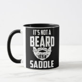 Männer, es ist kein Bart, es ist ein satter Funny  Tasse (Links)