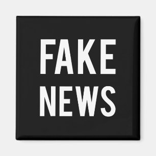 Männer Fake News Medien Politik Trump Unterstützer Magnet