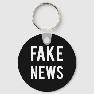 Männer Fake News Medien Politik Trump Unterstützer Schlüsselanhänger