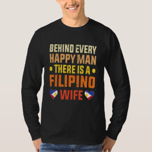 Männer Filipina Ehefrau Ehemann Mann verheiratet m T-Shirt