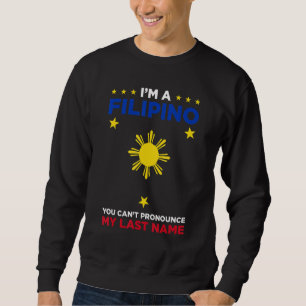 Männer Filipino Stolze philippinische Einwohner Pi Sweatshirt