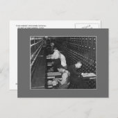 Männer filmen, 1930er postkarte (Vorne/Hinten)