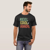 Männer Fisch Opa Angeln T-Shirt (Vorne ganz)