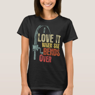 Männer fischen Ich Liebe es, wenn sie über Vin beu T-Shirt