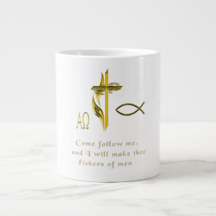 Männer-Fischer Jumbo-Tasse
