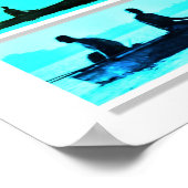 Männer-Fischer Poster (Ecke)