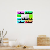 Männer-Fischer Poster (Küche)