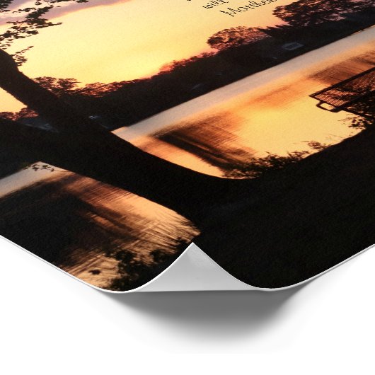 Männer-Fischer Poster (Ecke)