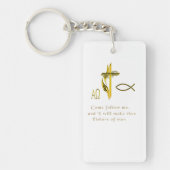 Männer-Fischer Schlüsselanhänger (Vorderseite)