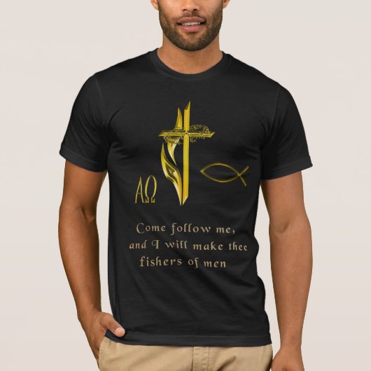 Männer-Fischer T-Shirt (Vorderseite)