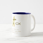 Männer-Fischer Zweifarbige Tasse (VorderseiteRechts)