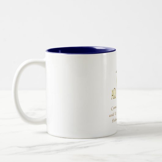 Männer-Fischer Zweifarbige Tasse (Links)