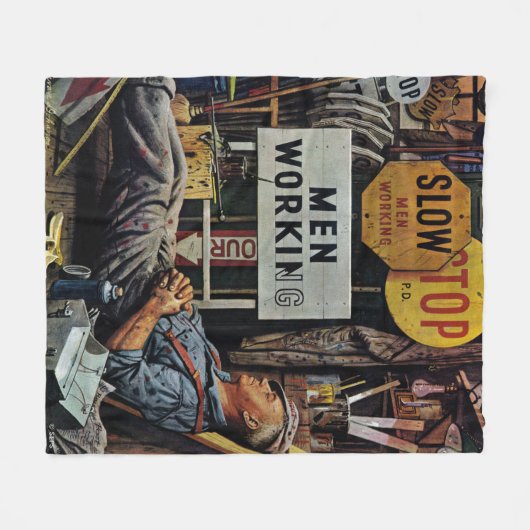 Männer Fleecedecke (Vorderseite (Horizontal))