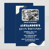 Männer Foto 82. Geburtstagseinladungen Einladung (Vorne/Hinten)