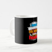 Männer fragten drei Wörter lustige Fangperformance Kaffeetasse (Vorderseite Links)