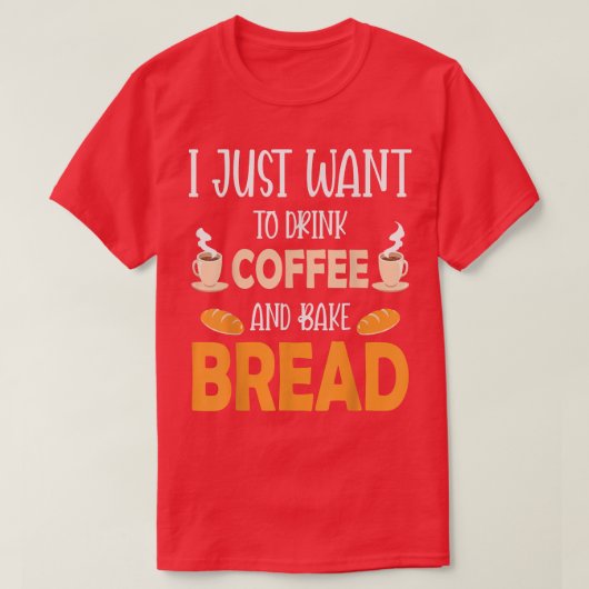 Männer Frauen backen Bäckerei Hobby-Lebensmittel K T-Shirt (Design vorne)