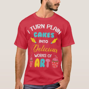 Männer Frauen backen Bäckerei Hobby-Lebensmittel K T-Shirt
