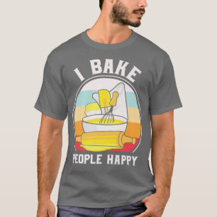 Männer Frauen backen Bäckerei Hobby-Lebensmittel K T-Shirt