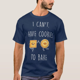 Männer Frauen backen Bäckerei Hobby-Lebensmittel K T-Shirt