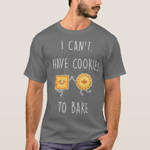 Männer Frauen backen Bäckerei Hobby-Lebensmittel K T-Shirt