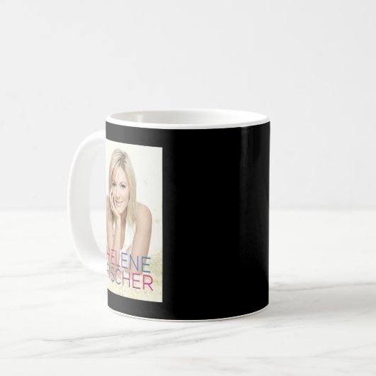 Männer Frauen Berühmte Helene Beautiful Fischer Fe Kaffeetasse (Vorderseite Links)