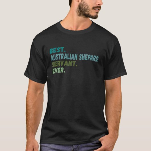 Männer Frauen Bester Hundediener je AUSTRALIANisch T-Shirt (Vorderseite)