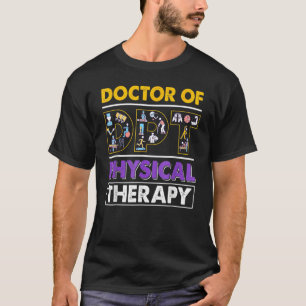 Männer Frauen betäubten Physiotherapeutin Doktorin T-Shirt