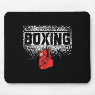Männer Frauen Boxer-Vintage Boxhandschuhe Boxen Mousepad