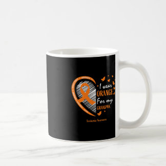 Männer Frauen, die ich Orange für meine Oma Leukäm Kaffeetasse