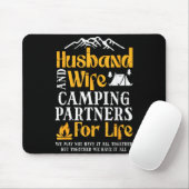 Männer Frauen Ehemann Ehefrau Camping Partner Paar Mousepad (Mit Mouse)