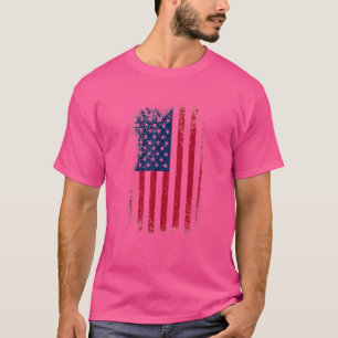 Männer Frauen haben Amerikanische Flagge 4. Juli U T-Shirt