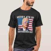 Männer Frauen Joe Biden verwirrte fröhliche 4. Std T-Shirt (Vorderseite)