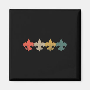 Männer Frauen Jungen Mädchen Retro Vintage Pfadfin Magnet
