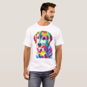 Männer Frauen Kinder Niedlicher Hund Tierfreunde T-Shirt (Vorne ganz)