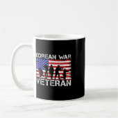 Männer Frauen Koreakrieg Veteran Kaffeetasse (Links)