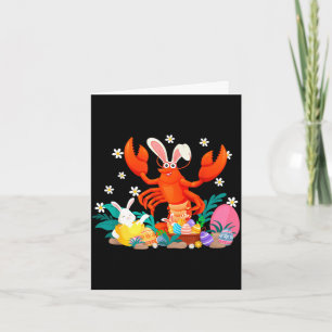 Männer Frauen lustige Crawfish Ostersonntag Hase E Karte