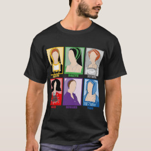 Männer Frauen Sechs Das Musical Old School Queens T-Shirt