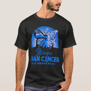 Männer Frauen stärker als ALS ALS Regenbogen T-Shirt