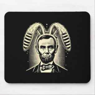 Männer Frauen Vintage-Osterhasen-Kostüm Abraham Li Mousepad