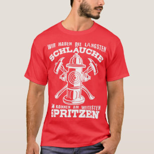 Männer Freiwillige Feuerwehr Sprichwort Fireman Va T-Shirt